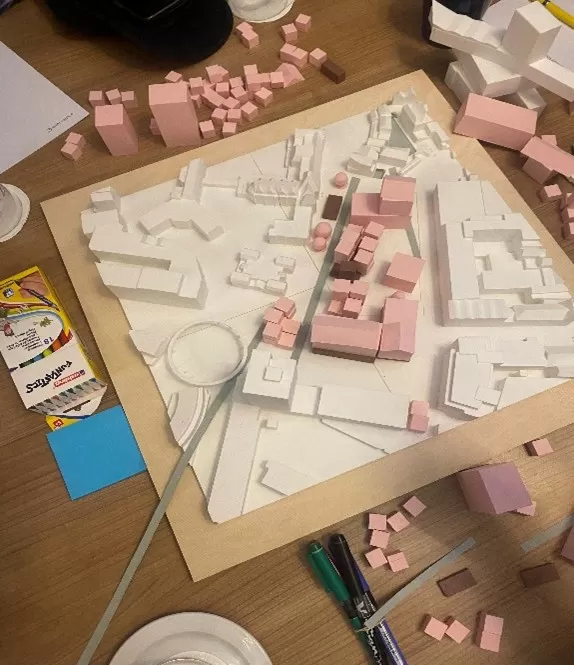 Maquette van groep 1