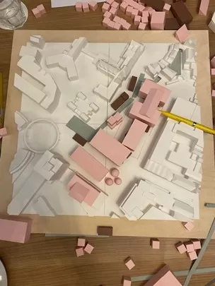 Maquette van groep 2