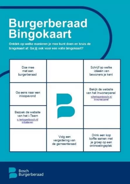 Bingokaart Burgerberaad 