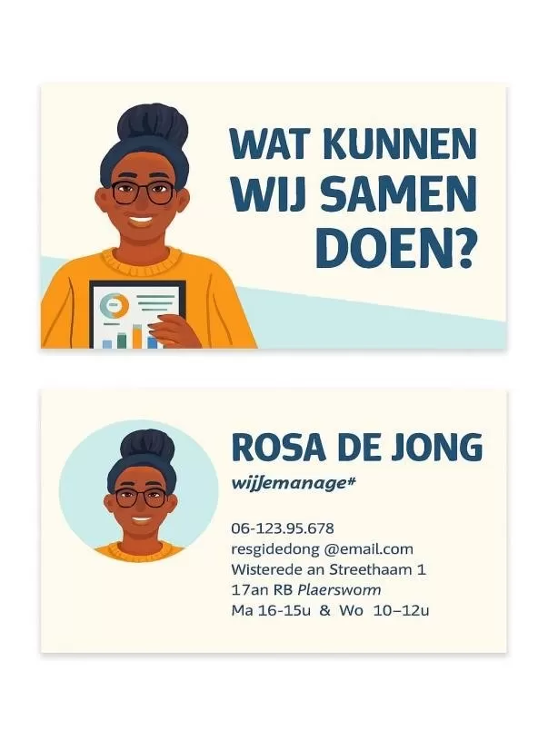 Voorbeeld campagnematerialen